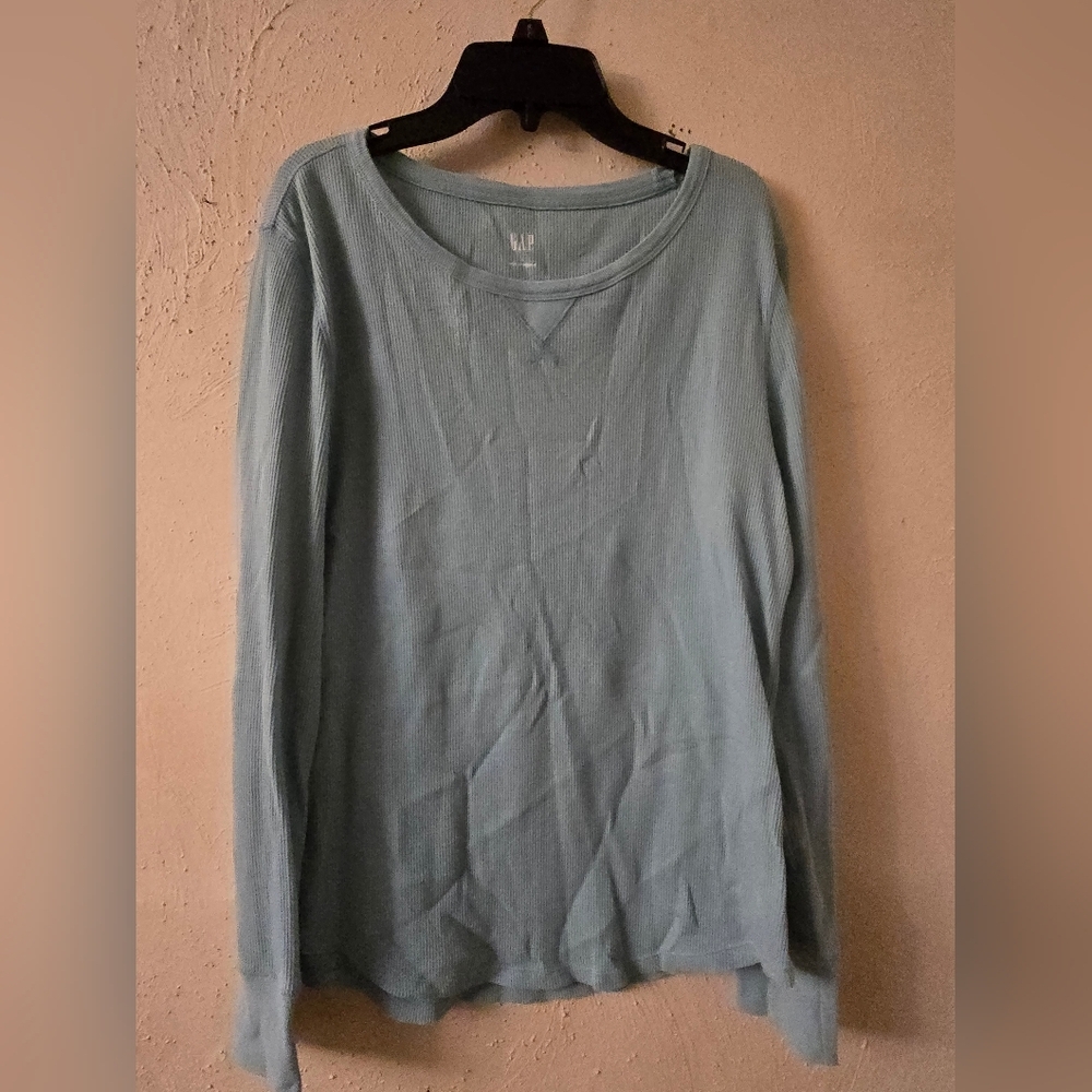 Light Blue Long Sleeve Top